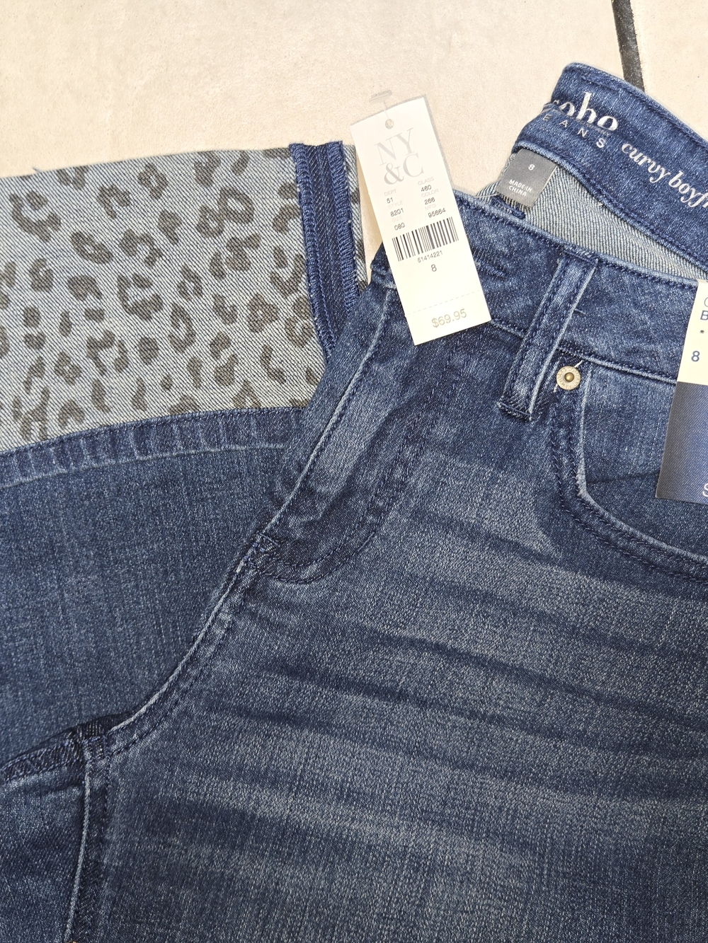 Soho NY&C Curvy Boyfriend Jeans - Picture 3 of 3